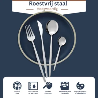 DailySupplies Bestekset 24-delig voor 6 personen