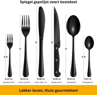 DailySupplies Bestekset 8 Persoons