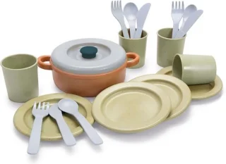 Dantoy Bio Dinner Set 22-delig speelgoedservies