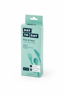 Day to day herbruikbare bestekset 12-delig groen