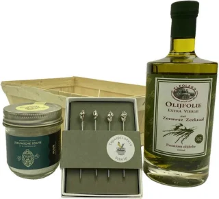De Oosterscheldeboer Tapasprikkers met Schelp Cadeaupakket