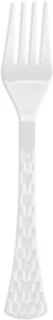 Decorline Herbruikbaar Transparant Kunststof Bestek Set 180 stuks