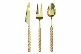 De Decorline Pearl Collection Bestekset 36-delig Goud in één oogopslag