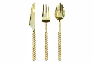 Decorline Pearl Collection 36-delig — Gouden elegantie voor elke tafel