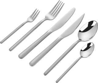 Deleca Bestekset Amor 18-delig RVS 6 Persoons