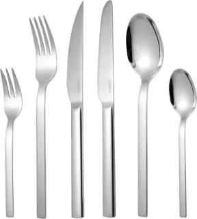 Deleca Elegantia 6-persoons bestekset edelstaal zilver