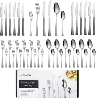 Deleca Harmony Bestekset 24-delig Zilver Edelstaal