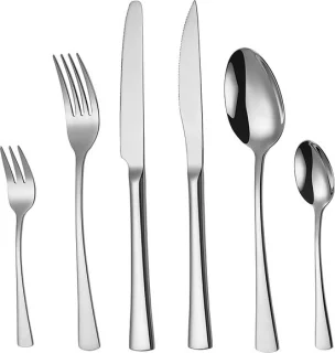 Deleca Harmony Bestekset 24-delig Zilver Edelstaal