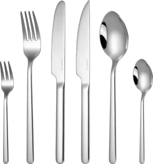 Deleca Velora Bestekset 24-delig Zilver Edelstaal