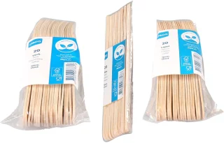 DEPA Houten Wegwerp Bestek 60-delig 16 cm