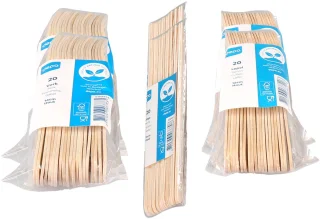 DEPA Houten Wegwerpbestek 120-delig 16 cm