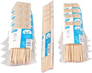 DEPA wegwerp bestek hout 240-delig 16 cm