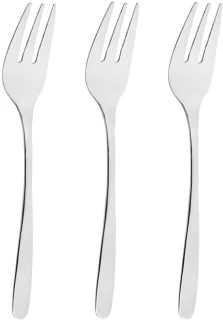Dessertvorkjes van roestvrij staal, set van 3 (EDLON)