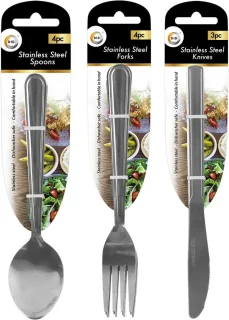 DID tafel diner bestek set 12 personen zilver 19-22 cm