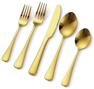 Dinerbestek 60-delig Goud