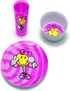 Dinerset Smiley Kids Girl