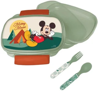 Disney Mickey Nature broodjesdoos en bestekset