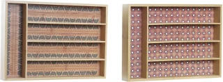 DKD Home Decor Bestekorganizer Bamboe 2 Stuks