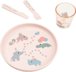 Done By Deer Celebration Foodie Dinerset Powder