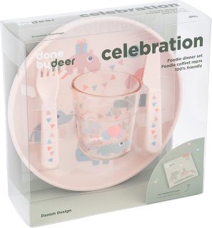 Done By Deer Celebration Foodie Dinerset Powder