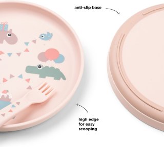 Done By Deer Celebration Foodie Dinerset Powder