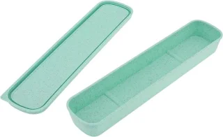 Draagbare bestekdoos (groen)