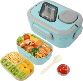 Dubbele laag bento box lunchdoos