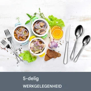 Dussdote Bestekset 5-delig (mes, vork, lepel)