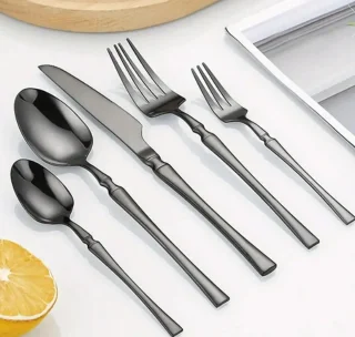 Dutchers® 30-delig Bestekset Zwart 6 Persoons