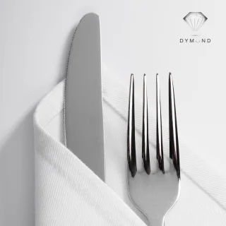 Dymund® Bestekset 1 Persoons 4-delig RVS Zilver