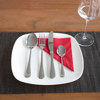 Dymund® Bestekset 1 Persoons 4-delig RVS Zilver