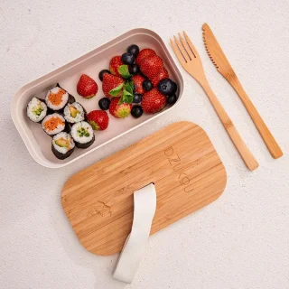 Dzukou Moreh Bamboe Houten Bestek Herbruikbaar