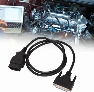 EAC0093L01A OBD2-kabel 25-pins vrouwelijk naar 16-pins mannelijk