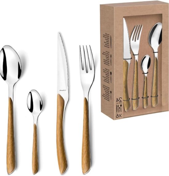 Eclat Nature Bestek Set 24-delig Kraft Box review