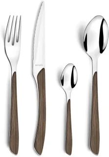 Eclat Nature huishoudelijke set 24-delig donker hout