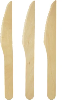 ECO Wegwerp Houten Messen 8 stuks