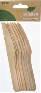 ECO Wegwerp Houten Messen 8 stuks