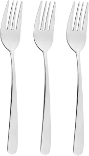 Eetvorken van roestvrij staal, set van 3 stuks, EDLON