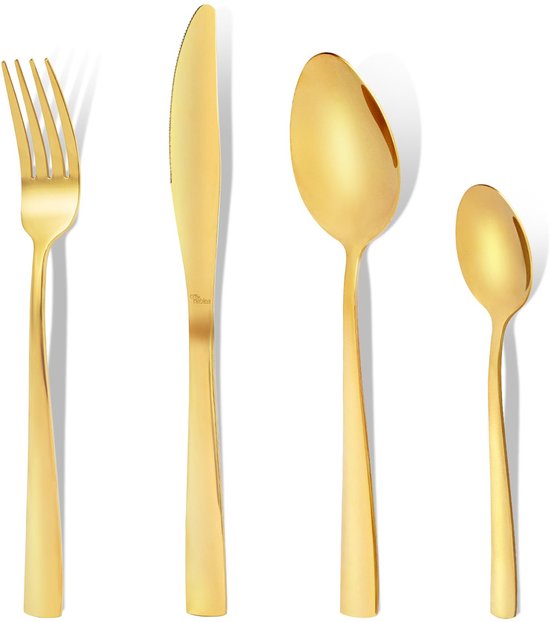 Elegant Goudkleurig Bestekset 32-delig Roestvrij Staal review
