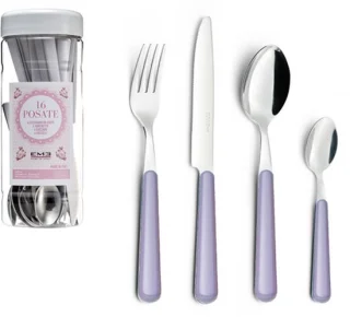 EME Brio bestekset lila 65 tube box