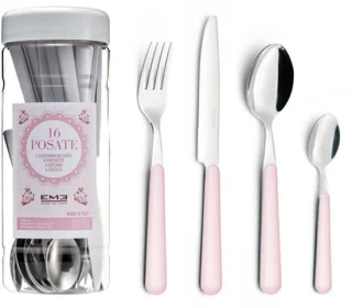 EME Brio bestekset pink 64 tube box