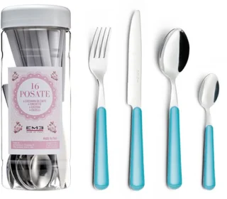 EME Brio bestekset turquoise 68