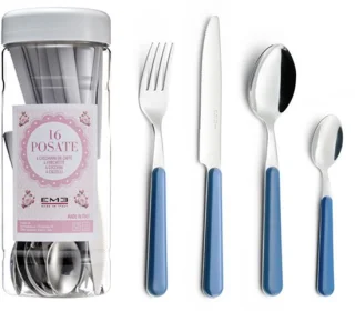 EME Brio Bestekset voor 4 personen, 16-delig, Blue 55