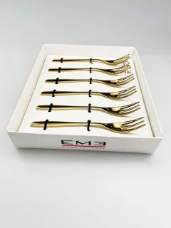 EME Gebakvorkjes Set 6-delig Goud