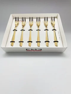 EME Gebakvorkjes Set 6-delig Goud