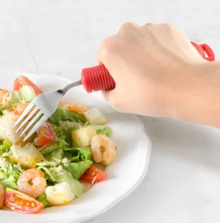 ErgoChef Bestekset Rood Buigbaar Mes Vork Lepel