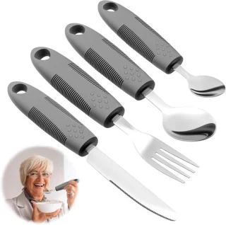 Ergonomische bestekset 4-delig