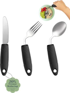 Ergonomische bestekset voor mensen met beperkingen - 3-delige set