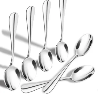 Espressolepel roestvrijstalen set van 6 stijl 1