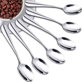 Espressolepels roestvrijstaal 20 cm 6 stuks Stijl 1